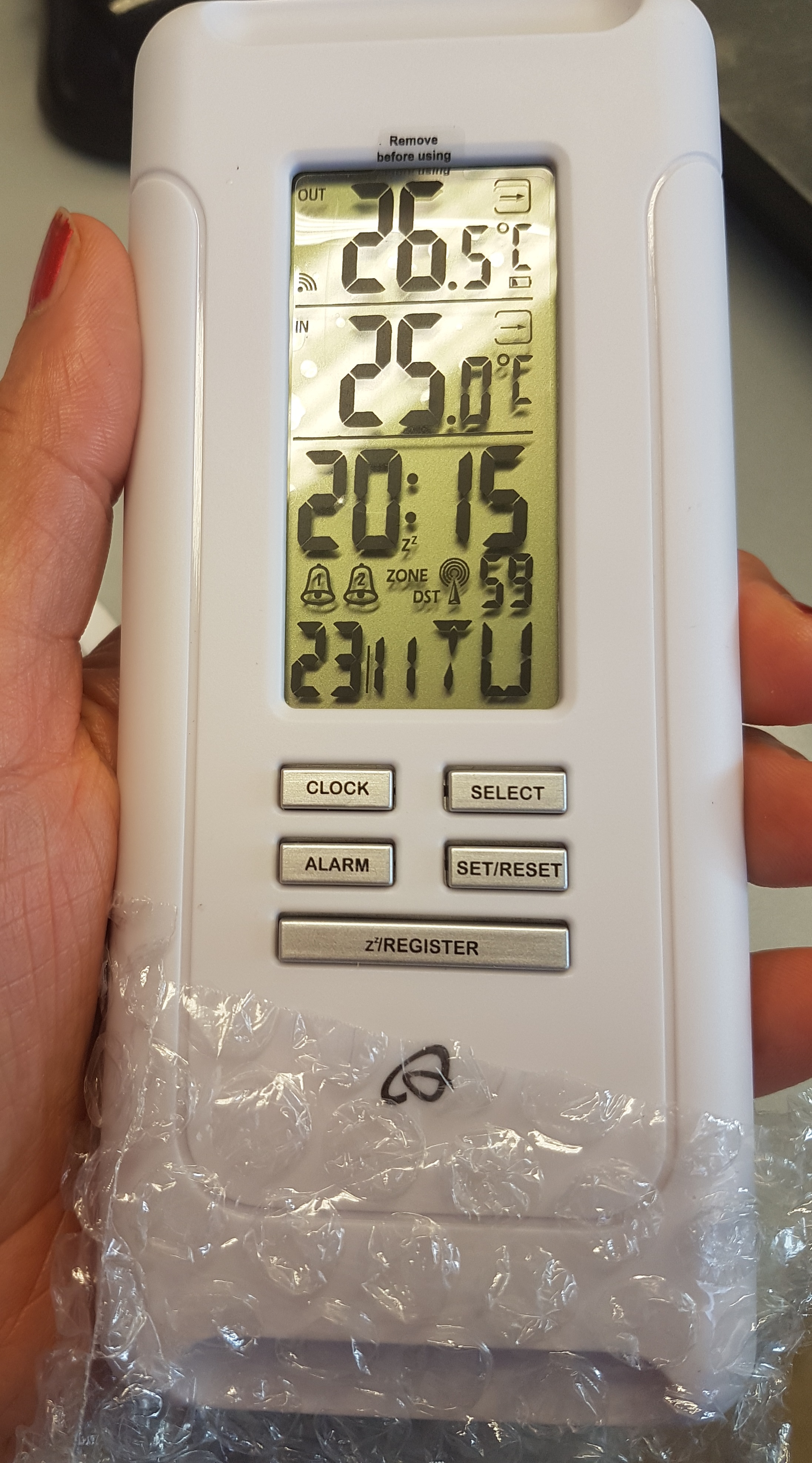 AURIOL® Temperatur Station Wetterstation, Funksenor Außenemperatur oder  Innen Temperatur mit Alarm und Datum anzeige. | Buymix | 
